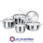 سرویس قابلمه استیل 9 پارچه کرکماز Astra