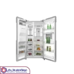 قیمت یخچال فریزر ساید بای ساید سری هارمونی مدل SN8-2340SW اسنوا