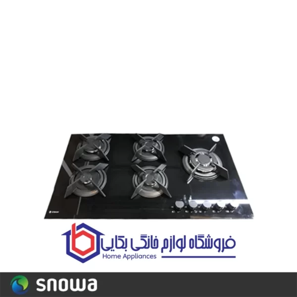 اجاق گاز صفحه ای شیشه ای مدل SGH5-2323G اسنوا