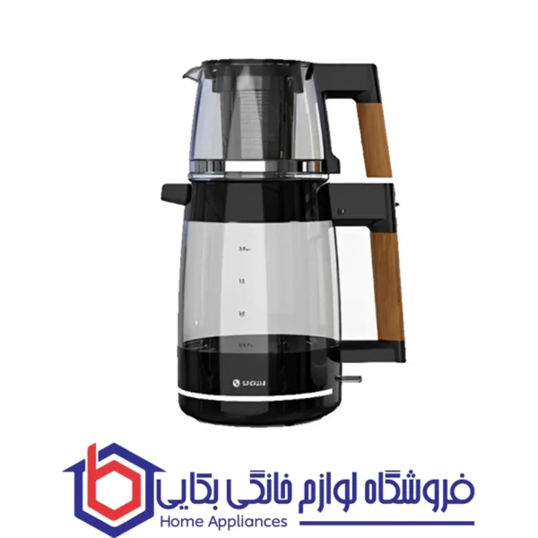 چای ساز شیشه ای اسنوا سری Lux مدل STM-GS1650BK