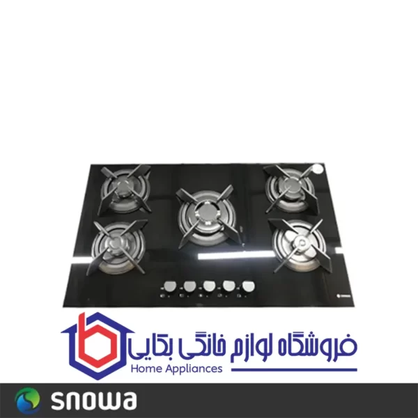 اجاق گاز صفحه ای شیشه ای مدل SGH5-2103G اسنوا