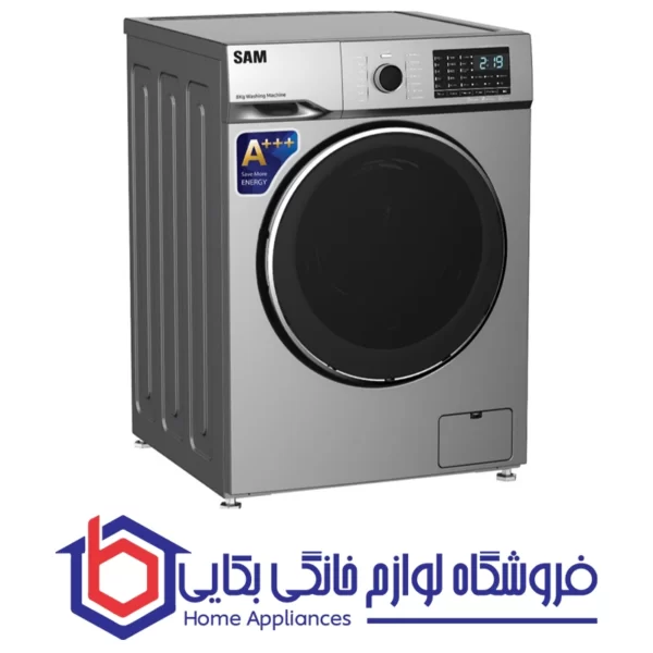 خرید لباسشویی 9 کیلویی سام مدل P1475 اینوکس