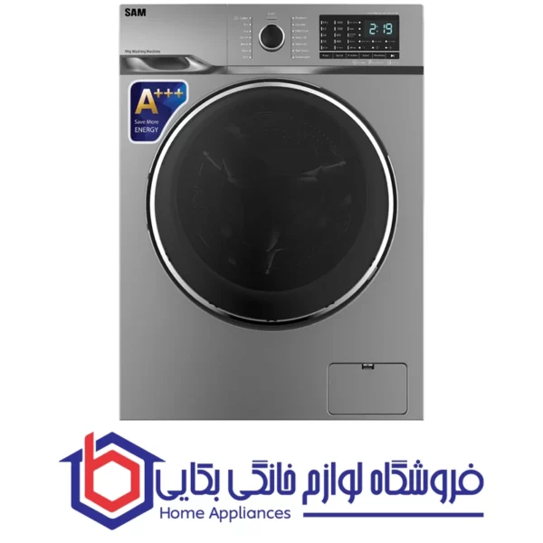 لباسشویی 9 کیلویی سام مدل P1475 اینوکس