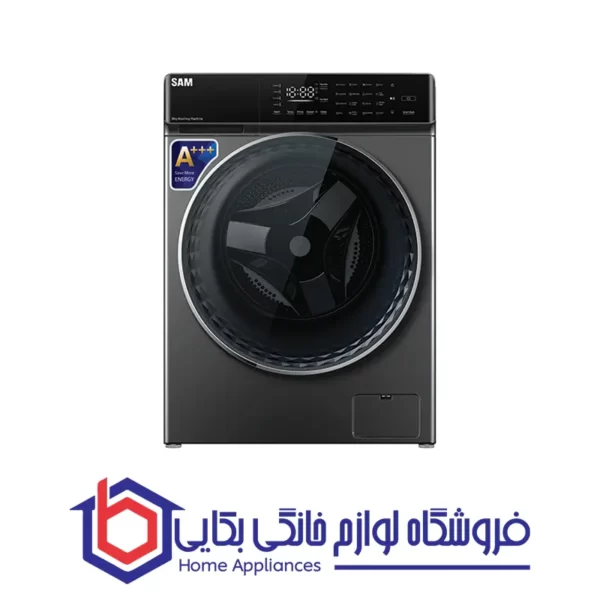 لباسشویی سام مدل P1485 اینوکس 9 کیلویی