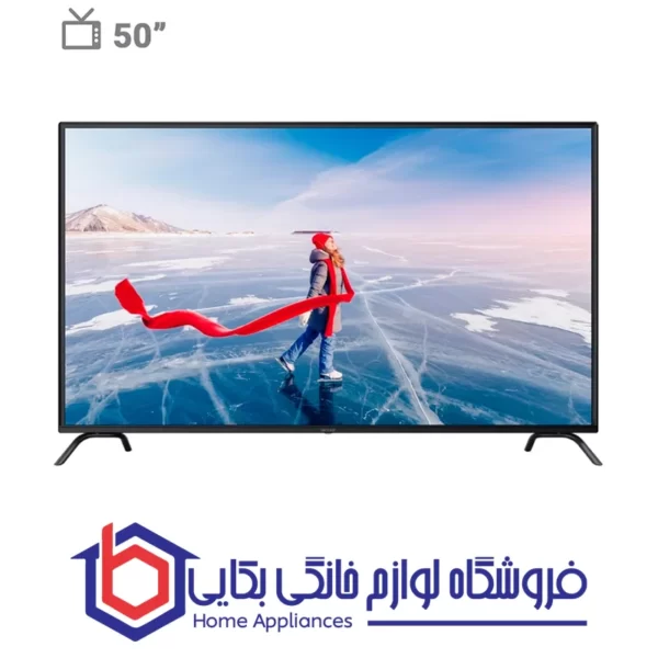 تلویزیون ال ای دی هوشمند نكسار مدل NTV-U50E616N سایز 50 اینچ