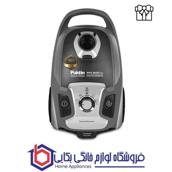 جاروبرقی پاکتین MVC 6100 Pro مدل بیصدا