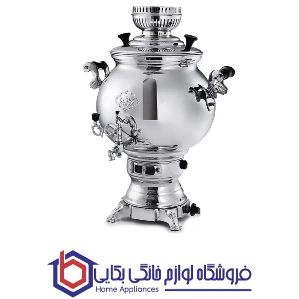 سماور گاز سوز عالی نسب مدل سهند سیمین 8 لیتری