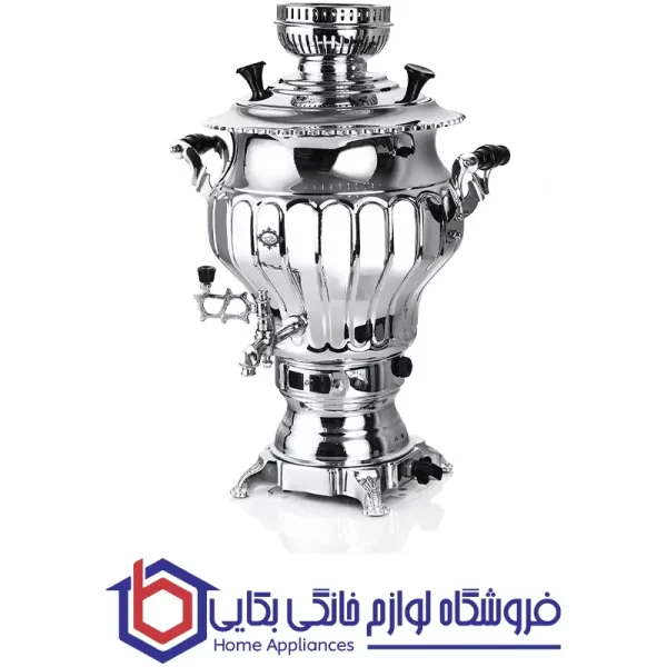سماور گاز سوز عالی نسب مدل نگار سیمین - 6 لیتری