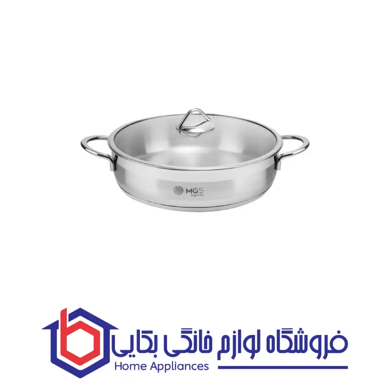 تابه استیل دو دسته سایز 32 ام جی اس