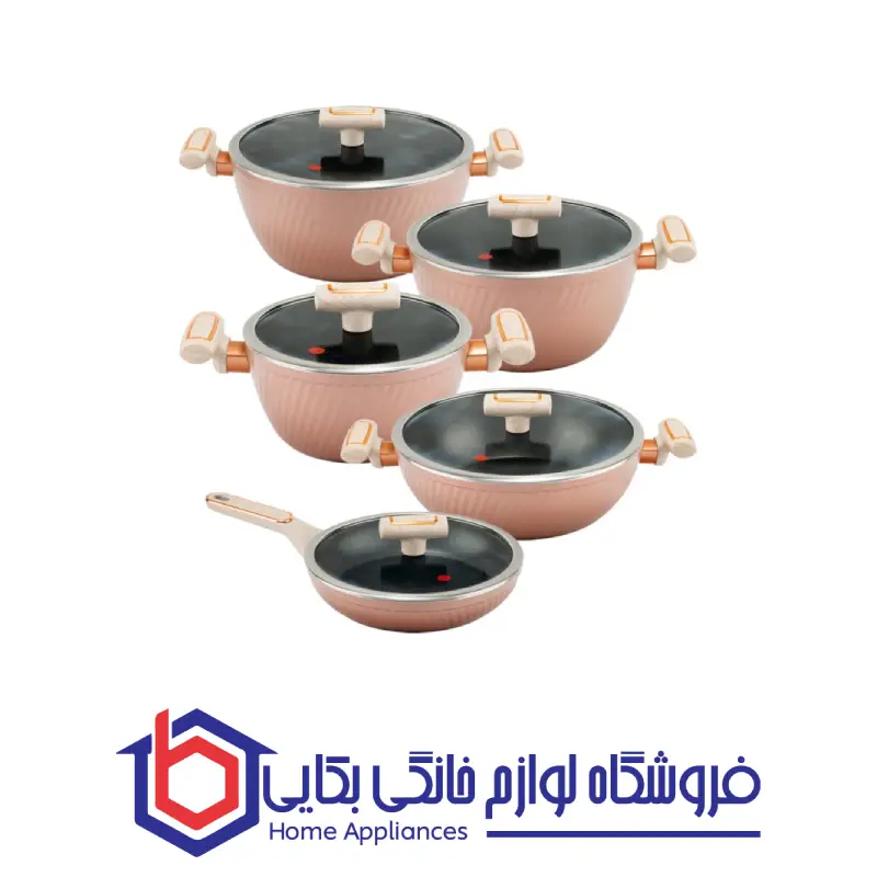 سرویس قابلمه 10 پارچه طرح فورج ام جی اس