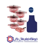 سرویس قابلمه 15 پارچه گرانیت ام جی اس طرح جرمنی C