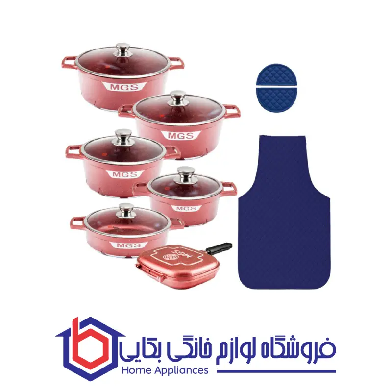 سرویس قابلمه 15 پارچه گرانیت ام جی اس طرح جرمنی C