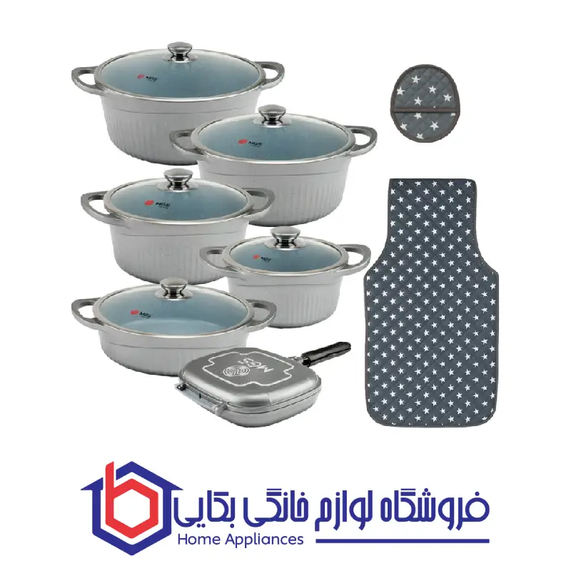 سرویس قابلمه 15 پارچه گرانیت ام جی اس طرح جرمنی D