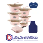 سرویس قابلمه 19 پارچه گرانیت طرح کره ای C ام جی اس