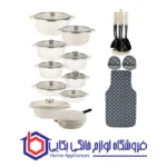 سرویس قابلمه 33 پارچه گرانیت طرح ایتالیا B ام جی اس