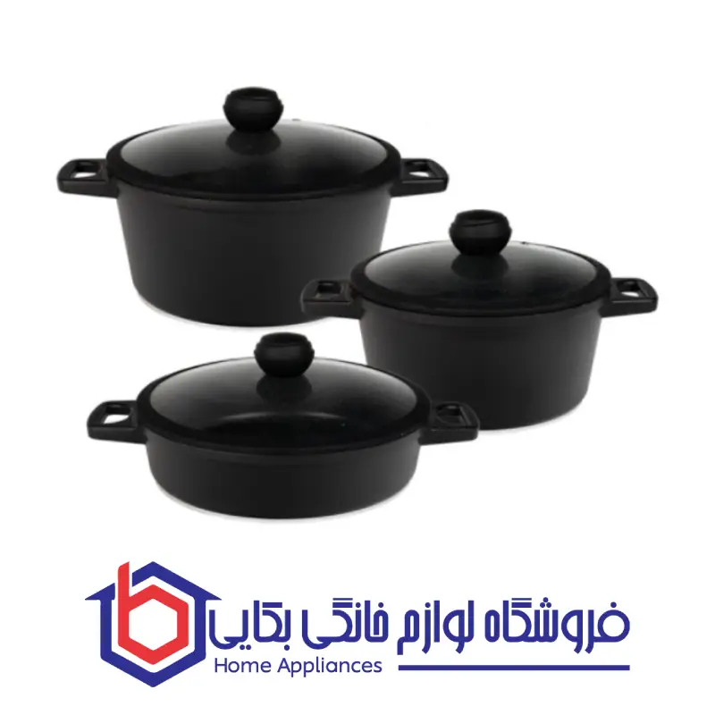 سرویس قابلمه 8 پارچه طرح جرمنی E ام جی اس