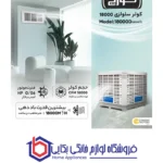 کولر سلولزی 18000 پلیمری نیرو تهویه البرز مدل پایین زن 18000D - Image 2
