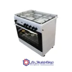 اجاق گاز ۵شعله فردار سفید بست BGC5-1012N - Image 3