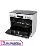اجاق گاز ۵ شعله فردار سفید والنتینو دیجیتال مدل SGC5-6112N اسنوا - Image 3