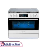 اجاق گاز 5 شعله فردار سفید آدرینا فول مدل SGC5-3122N