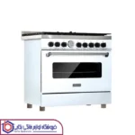 اجاق گاز ۵ شعله فردار سفید والنتینو ساباف مدل SGC5-6122N اسنوا