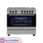 اجاق گاز ۵ شعله فردار استیل والنتینو ساباف مدل SGC5-6121N اسنوا
