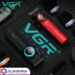 ماشین اصلاح سر و صورت وی جی آر vgr مدل V-001 (قرمز) - تصویر 2