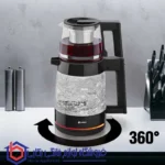 چای ساز شیشه ای اسنوا سری Classic مدل STM-G1800BK - تصویر 2