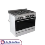 اجاق گاز ۵ شعله فردار استیل والنتینو ساباف مدل SGC5-6121N اسنوا - Image 2