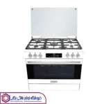 اجاق گاز ۵ شعله فردار سفید والنتینو دیجیتال مدل SGC5-6112N اسنوا - Image 2