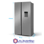 یخچال و فریزر ساید بای ساید ایکس ویژن مدل TS551 - تصویر 3